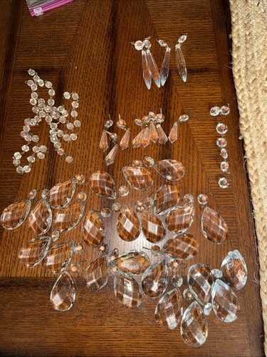 Vintage chandelier crystal - vintage,