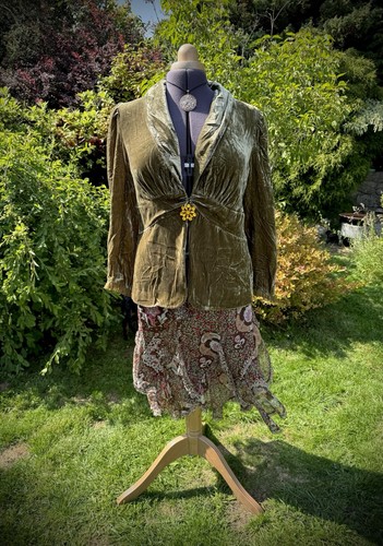 Savour silk olive - savour, velvet