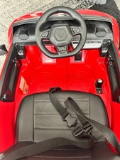 Kids' Red Lamborghini Aventador Performante Ride-On Car with Opening Doors
