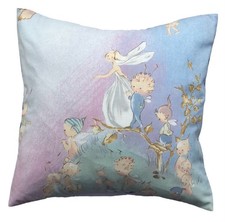 Mabel Lucie Attwell Peter Pan Fairies Vintage Fabric Cushion