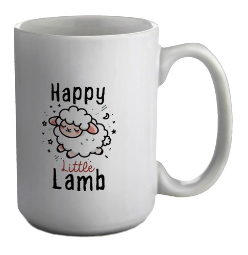 Happy little lamb cute sheep - cute,