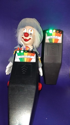 Haunted clown maybe - haunted,