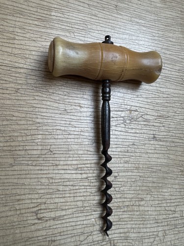 Old corkscrew with - , cow