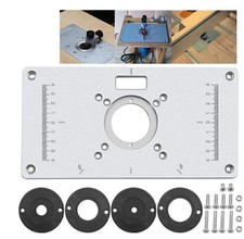 Aluminum mounting plate insert