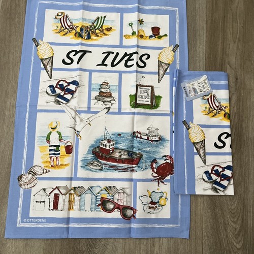 Ives cornwall tea - ives, towel