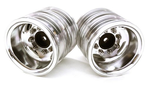 Machined alloy rear dually - machined,
