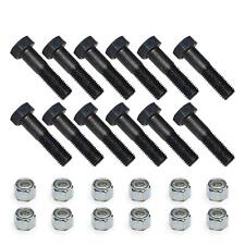 Swivel Housing to Axle Case Bolts + Nuts x12 - Land Rover Series - 576521x251322