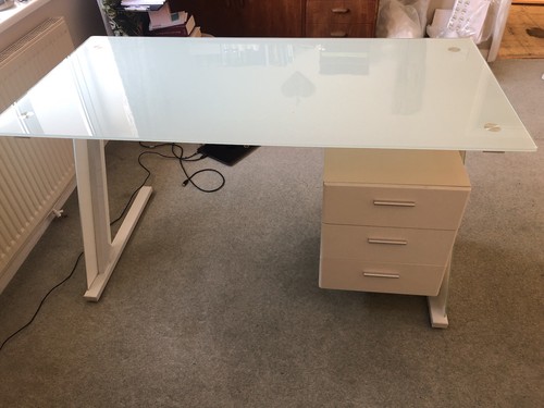 John lewis glass - lewis, desk
