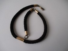 Victorian hairwork Albert chain mourning jewellery woven hair