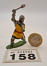 Britains 54mm hollow-cast lead figure: Knights of Agincourt with mace