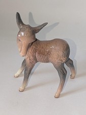 Beswick Horse, Donkey Foal Model No.1407 Grey - Brown Gloss Colour way!!
