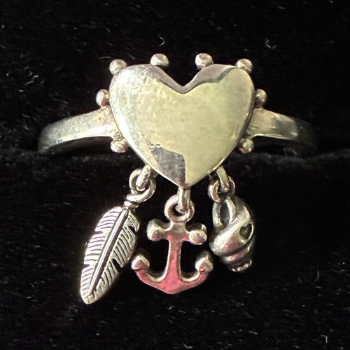 Pandora anchor shell feather - anchor,