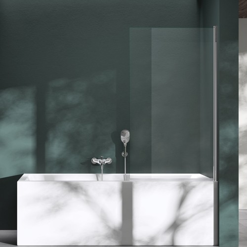 Bath shower screen glass - screen,