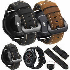 Leather Band Strap For Samsung Galaxy Watch 4 Classic 42/46mm 7 6 5 4 40mm 44mm