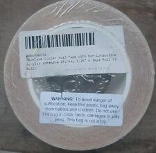 TapeCase CFL-5A Copper Foil Tape Non-Conductive Acrylic Adhesive ( 2.25"× 36yd )