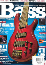 Bass Guitar Magazine Overwater Matt McJunkins Ampeg Pro Stu Hamm Gear 2011