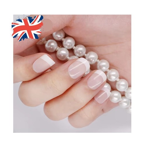 Fake nail sets pink - pink, french