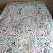Bedspread Throw Quilted Double