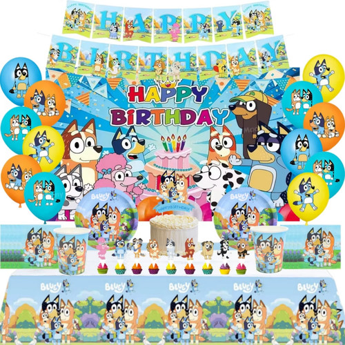 Bluey bingo plates - bluey, cup
