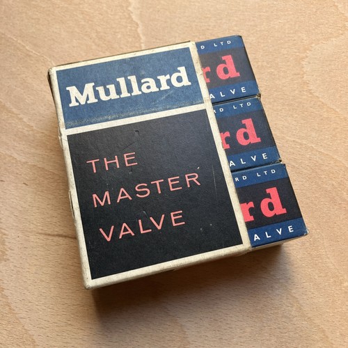 Boxed set mullard - 3, x