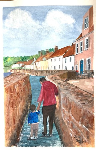 Original water colour - colour, painting