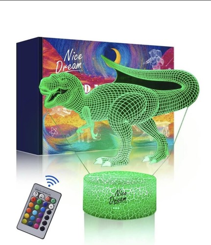 Night light dinosaur - 3d, light,