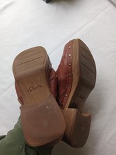 Clarks Woman Brown Clogs UK 7