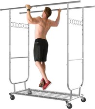 Rolling Garment Rack Heavy