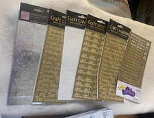 Mix of used and new assorted peel off sticker sheets all occasions