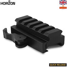 5 Slot Picatinny Weaver Rail Riser Mount Handguard Rail Quick Release 20mm UK