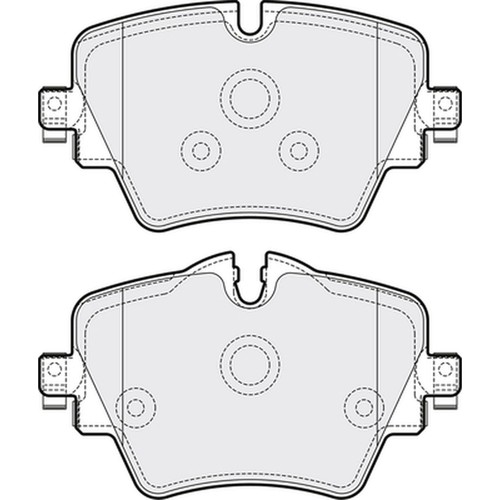 Brake pads set for - set, bmw