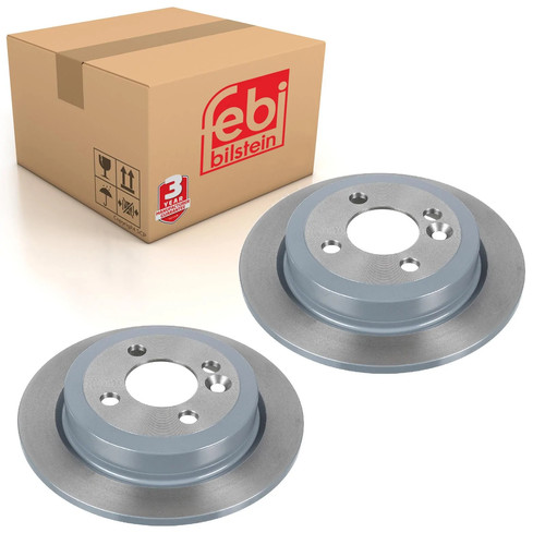 Pair rear brake disc fits - rear,