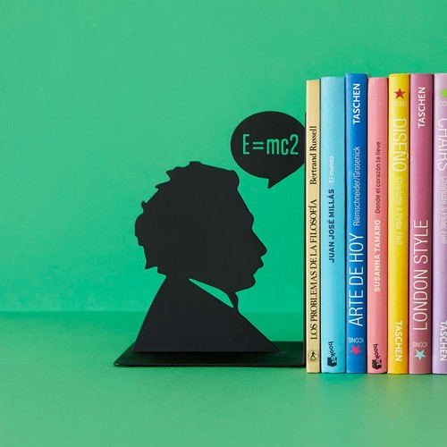 Book ends black - ends, metal