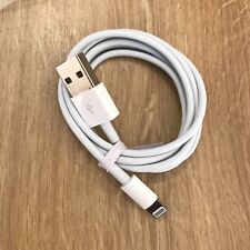 USB Charging Cable Data Lead (1m) for Apple iPhone 6 7 8 X SE 11 12 13 14 & iPad