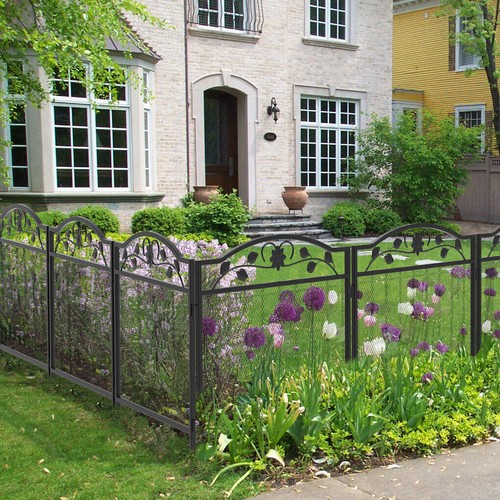 5xdecorative garden fence - garden,