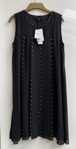 New black studded and - studded, tussled