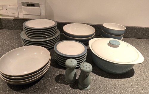 Denby azure tableware sold - denby,