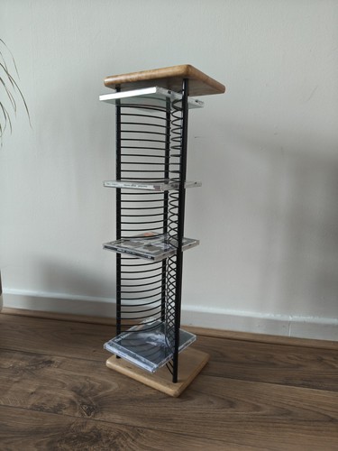 Vintage black wire wood - black, cd
