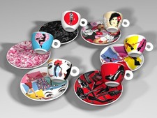 Almodovar Illy X6 Signed & Numbered Espresso Coffee Cups & Saucers,Rare Box Set