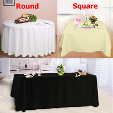 Time to Sparkle Polyester Table Cloth Cover Kitchen Banquet Wedding Party Decor