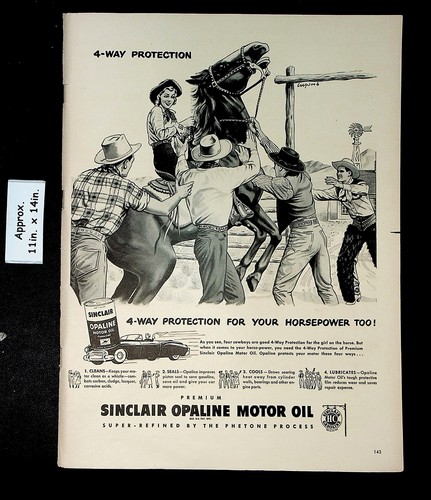 1949 sinclair motor - motor, men