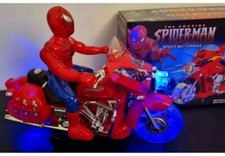 SPIDER MAN MOTORBIKE TOY BUMP