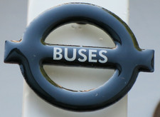  BUSES Enamel Badge  