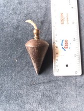 Antique Steel And Brass Plumb
