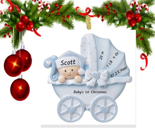 Baby christmas ornament - baby's,