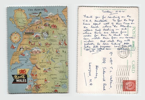 Postcard north wales - -,
