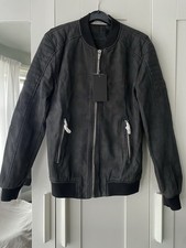 Zara Men’s Faux Suede / Leather Jacket Size Small S BNWT