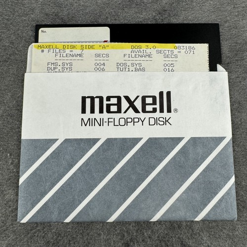 Vintage computer floppy disk - vintage,