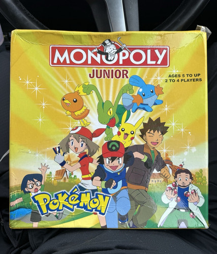 Monopoly junior pokémon board - monopoly,