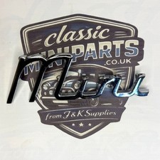CHROME MINI SCRIPT BADGE - MK1